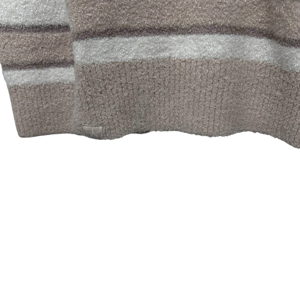Barefoot Dreams Cozy Chic Crewneck Pullover Sweater Womens Small‎ Striped - Picture 6 of 10